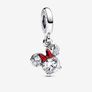 Pandora Disney Sparkling Minnie Mouse Silhouette Dangle Charm New Image 2