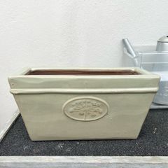 Brand new green Terracotta Trough
