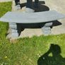 Freshly Refurbished 3-Piece Concrete Garden Set in Anthracite Grey Image 8