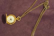 Ladies Gold Waltham Pocket Watch - Swiss Made - Fully working