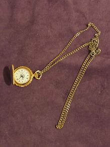 Ladies Gold Waltham Pocket Watch - Swiss Made - Fully working
