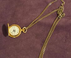 Ladies Gold Waltham Pocket Watch - Swiss Made - Fully working