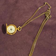 Ladies Gold Waltham Pocket Watch - Swiss Made - Fully working