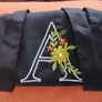Black "A" Monogram Bag Image 3