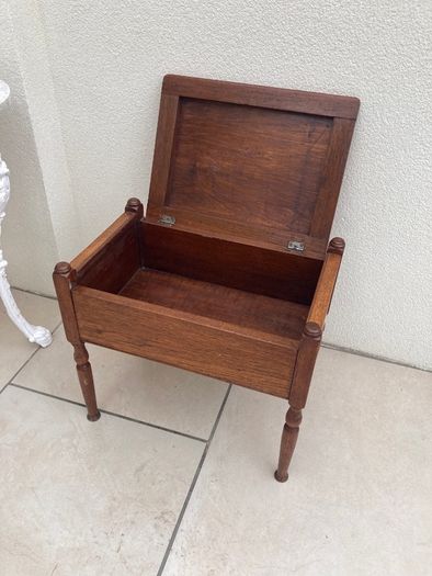 Antique Piano Stool.
