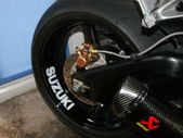 suzuki gsxr hayabusa gt bandit blackbird race wheels stickers x 2