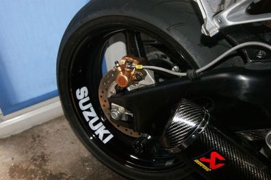 suzuki gsxr hayabusa gt bandit blackbird race wheels stickers x 2