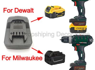 Battery Adapter For Makita/Dewalt/Milwaukee 18V Li-Ion Battery Convert To For Metabo 18V Lithium Battery Power Tools Accessories