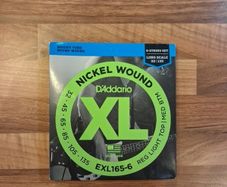 Daddarrio EXL165-6 Bass Stings Long Scale 32 to 135 Nickle Wound