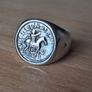 Tom Wood silver coin ring size 48 Image 10
