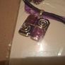 Purple Necklace and earrings set Image 2