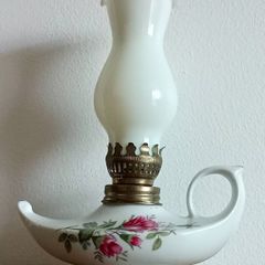 Porcelain kerosene mini lamp ceramic Alladine