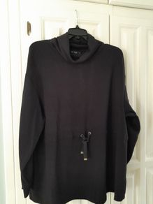 F&F Black Cowl Neck Top New