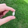 Solid Silver Signet Ring Size P Image 2