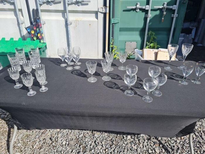 job lot of glasses