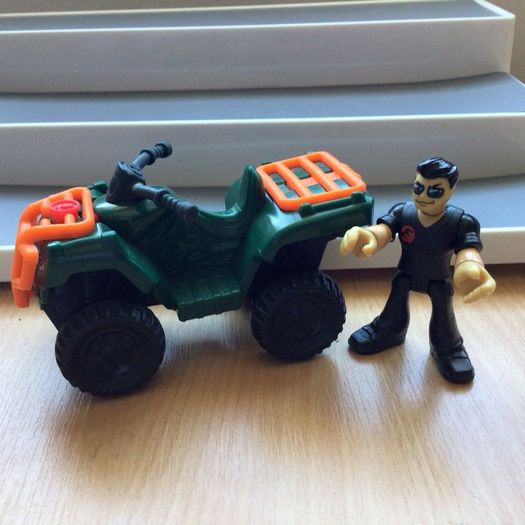 Imaginext Jurassic park ATV Vehicle and figure