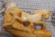 Antique Hand Carved Real Meerschaum Pipe depicting a Horse