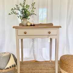 vintage hall table