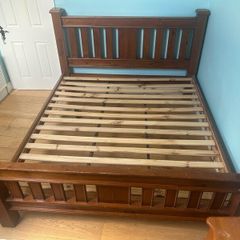 Wooden Super king bed frame