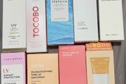 Last few Korean suncare, tone up cream sunscreen new