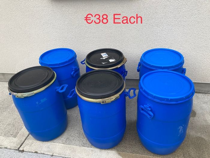 Blue barrel- blue drums