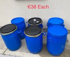 Blue barrel- blue drums