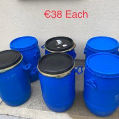 Blue barrel- blue drums