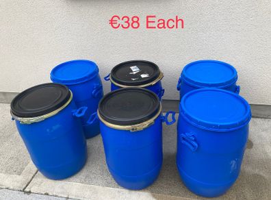 Blue barrel- blue drums