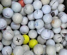 50 used mixed Titleist practice grade golf balls