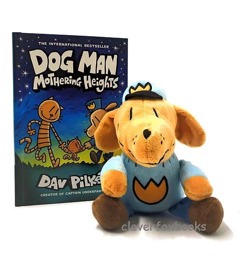 Dog Man 10 Books & Plushie Dog man NEW
