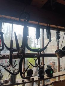 antique game hook