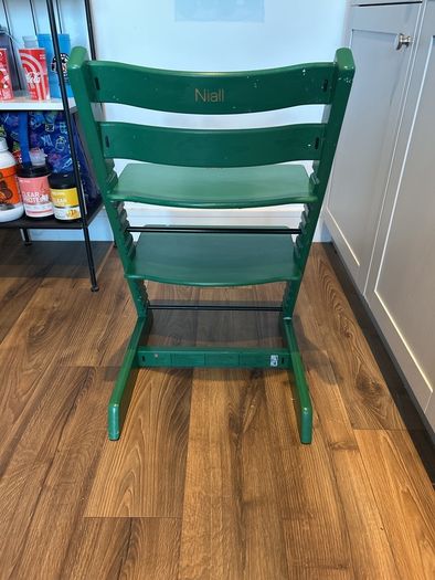Stokke high chair with accessories