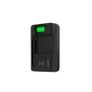 Universal 2 in 1 LCD Indicator Mobile 32-55mm Battery Charger Screen USB Port For Cell Phone Chargers Charging UK Plug Image 2