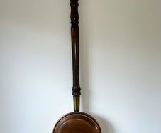 Antique Victorian era bed warming pan