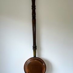 Antique Victorian era bed warming pan