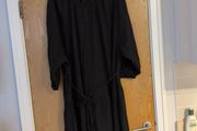 Next Black Dress With Self Tie belt.  S. 16. New -No Tag
