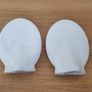 2 vintage Oval fine bone china standing Display Plaques Image 4