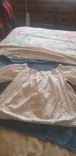 White Bardot Top
