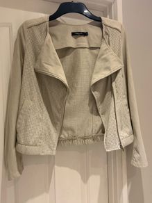 Faux Suede Jacket Size S
