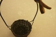 antique wirework miniature basket