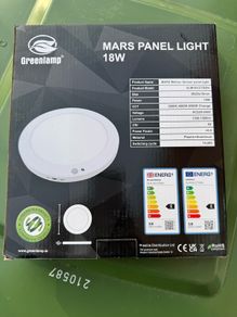 Greenlamp Panel light with sensor 18W
