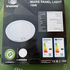 Greenlamp Panel light with sensor 18W
