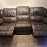 Leather Sofa and Recliner Image 2