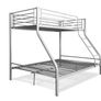 White Double Metal Bunk Bed FREE DELIVERY Image 2
