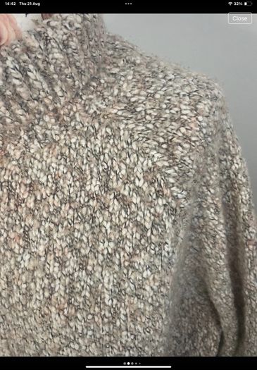 jumper chunky shorter style jumper size small primark