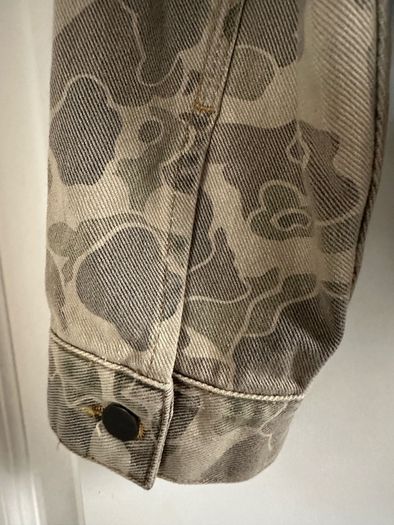 denim jacket Carhartt Camo Duck Helston men women unisex BNWT