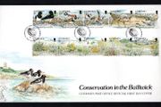 1991 Guernsey Nature Conservation: Birds and Plants Commemorative Stamps Official First Day Cover (FDC)