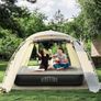 Air Bed, Inflatable Mattress, King Airbed with Built-in Electric Pump, Portable Comfort Blow Up Bed in 3 Mins Self-Inflation with Carry Bag for Camping,Travel & Guests,Home -203x152x33cm Image 5