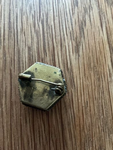 Vintage Italian micro mosaic brooch