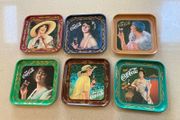 Coca Cola Liberty Metal coasters set